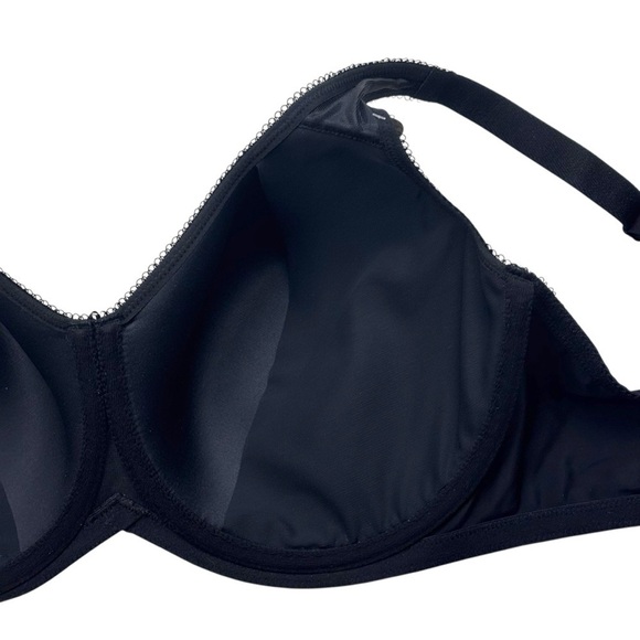 WACOAL STYLE 853192 BASIC BEAUTY SPACER UNDERWIRE T-SHIRT BLACK 46C BRA - Picture 11 of 12